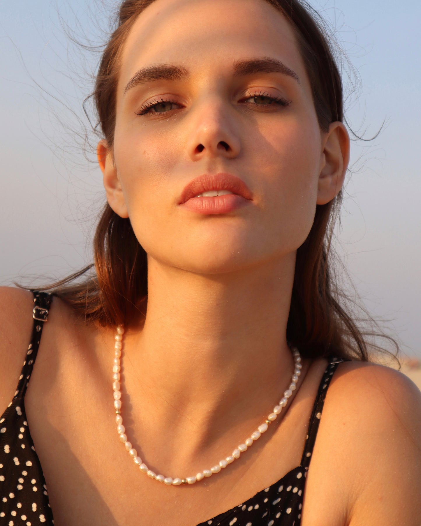 Freshwater Pearl Necklace | 14k gold-filled