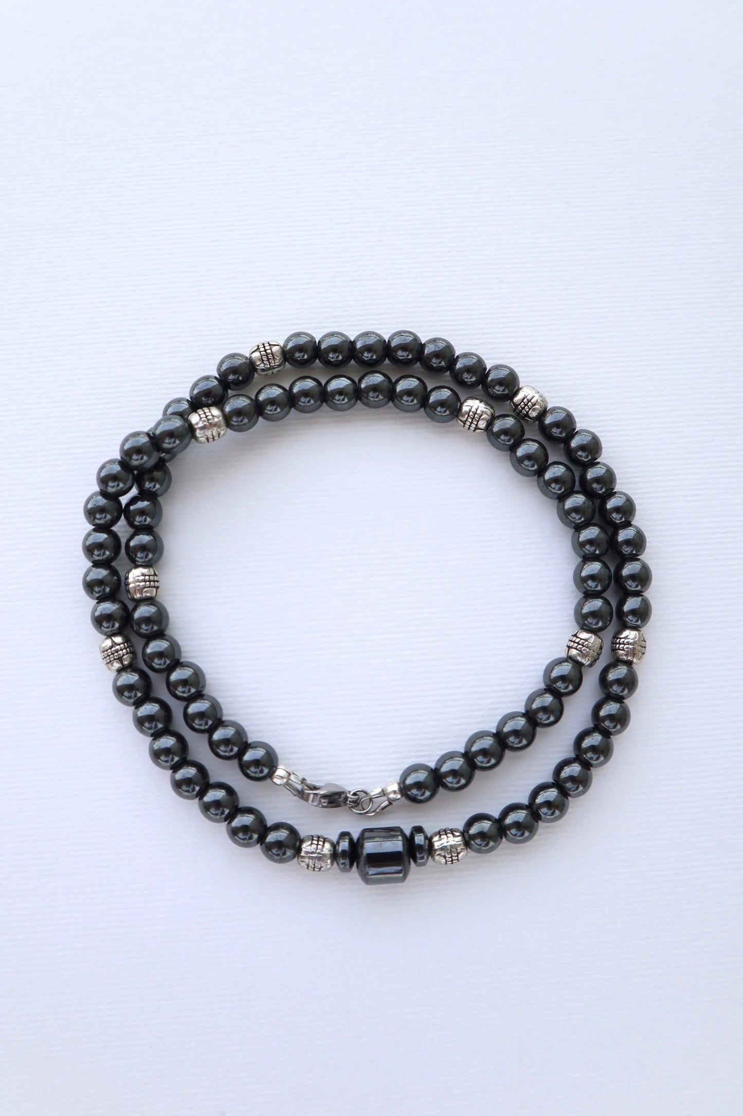 Mens Shungite beaded Necklace - Nalika Jewelry