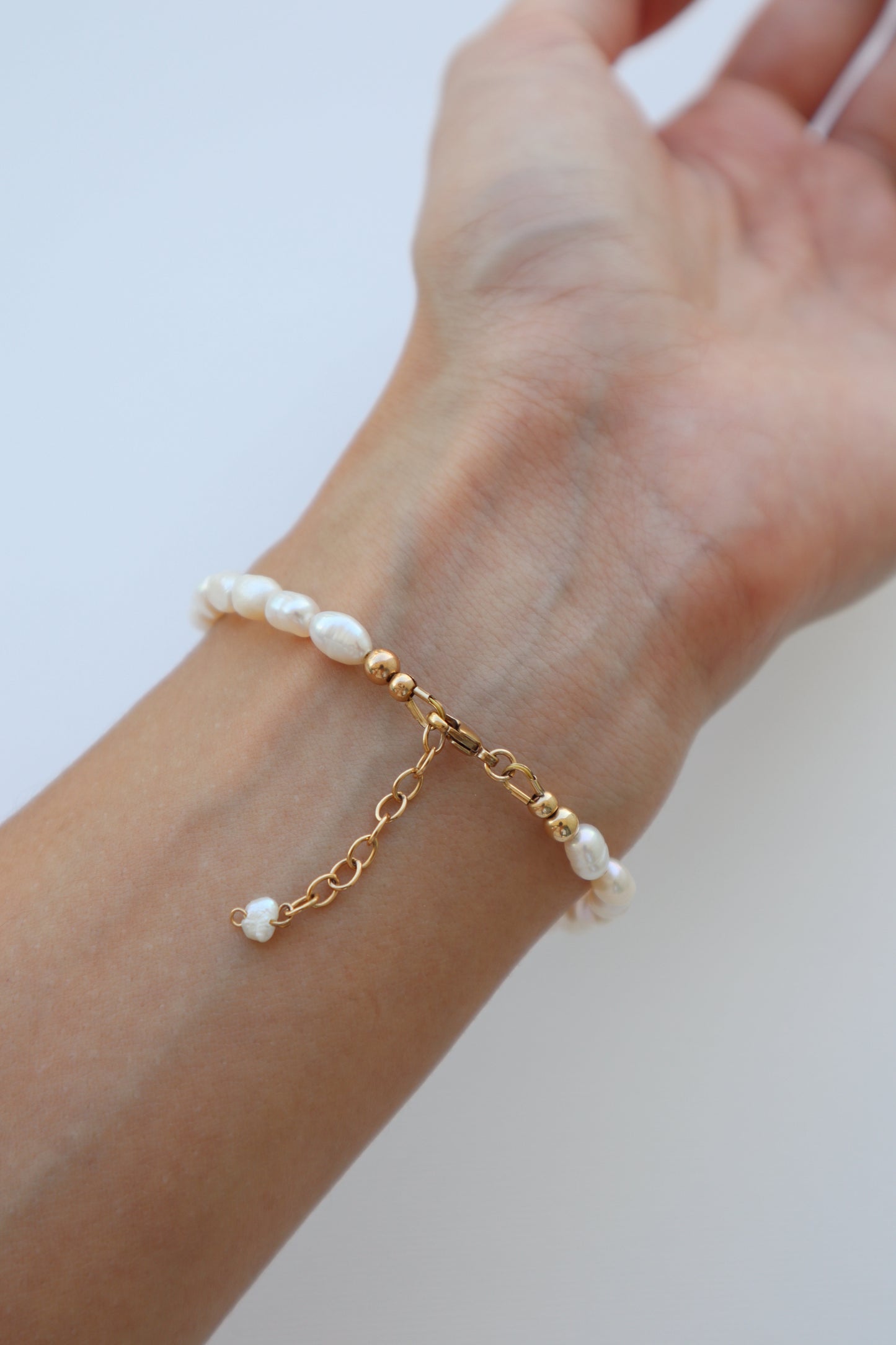 Freshwater Pearl Bracelet | 14k gold-filled - Nalika Jewelry