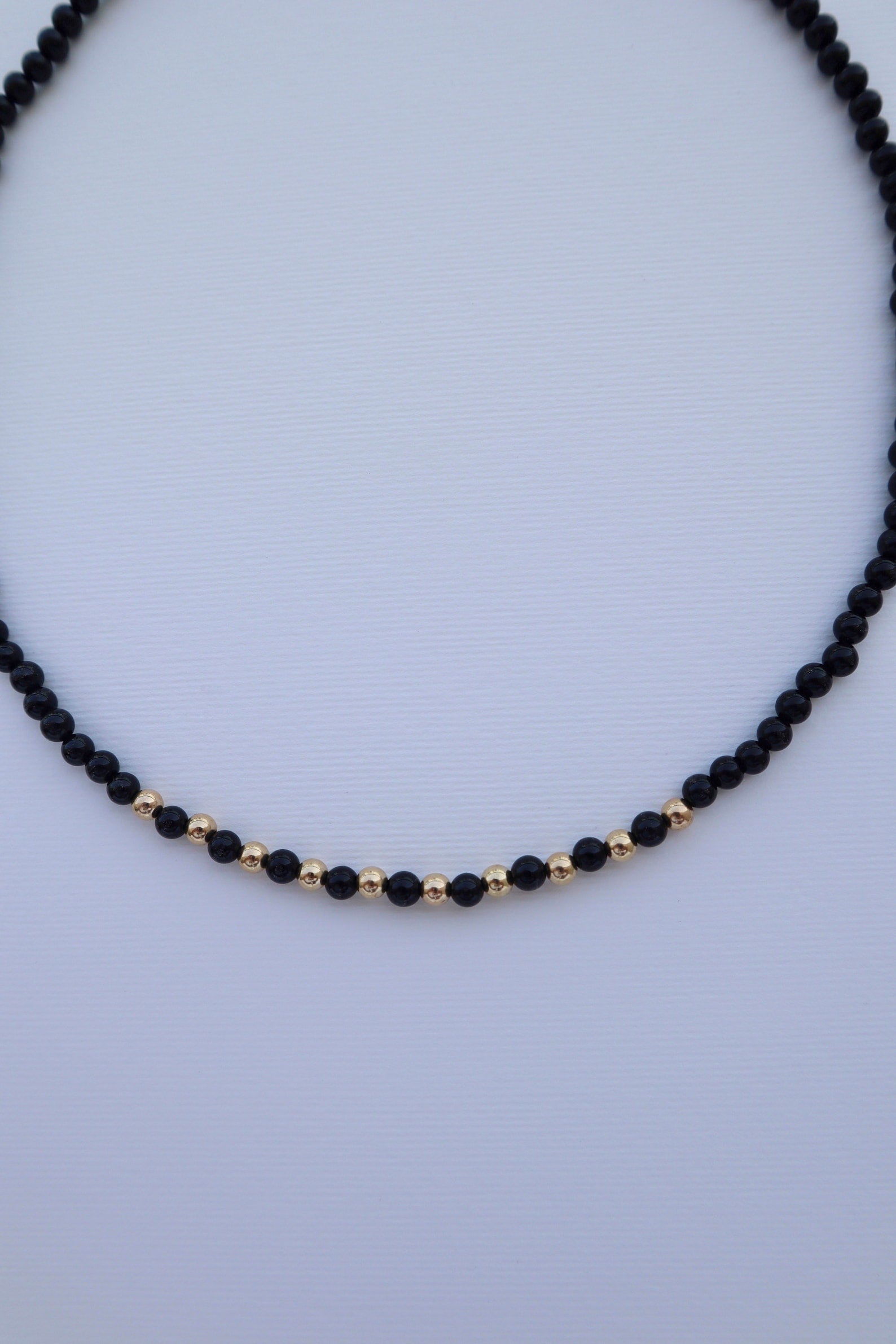 Onyx Necklace | 14k Gold-Filled - Nalika Jewelry