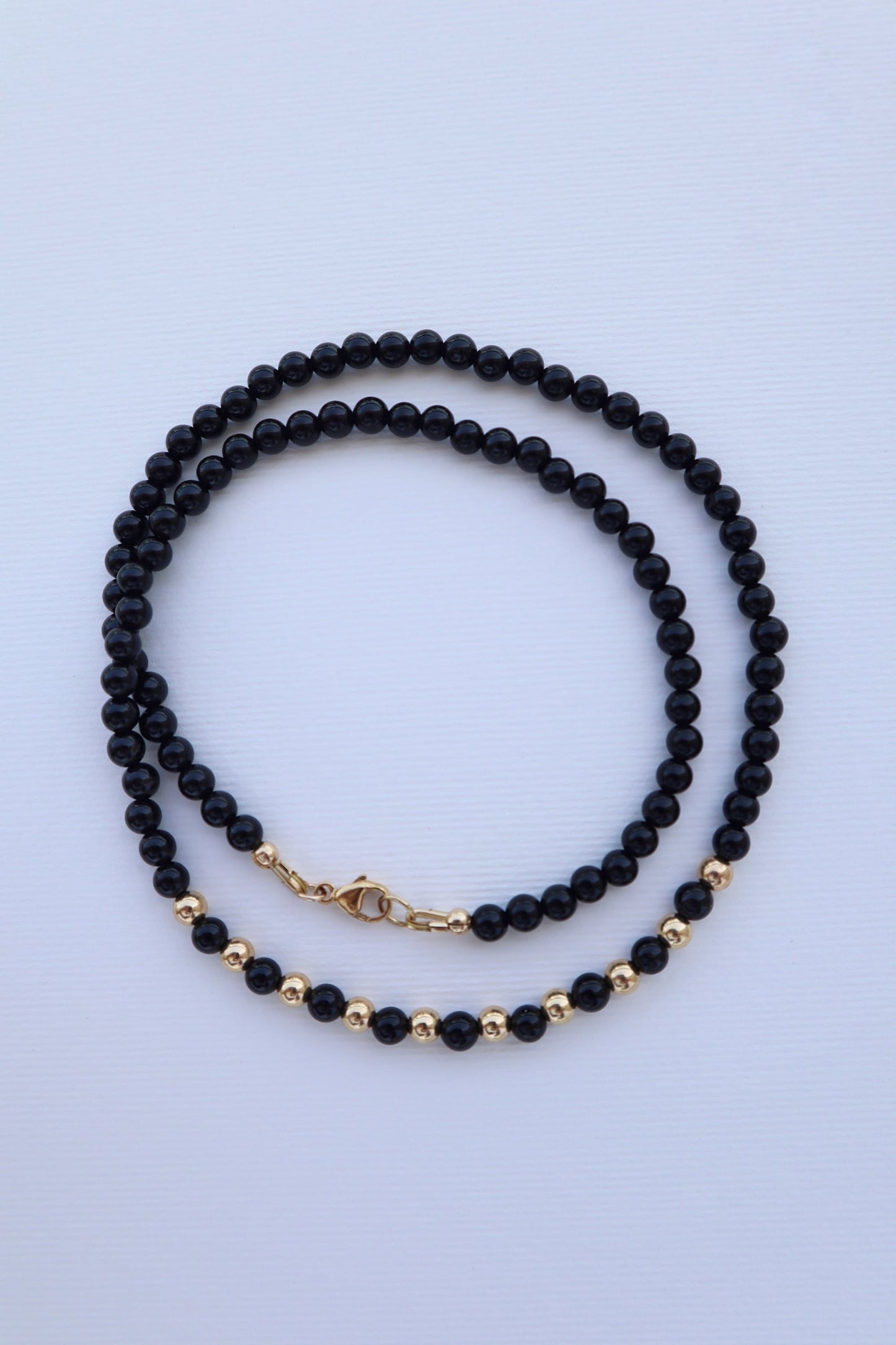 Onyx Necklace | 14k Gold-Filled - Nalika Jewelry