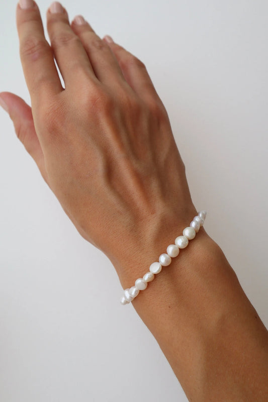 Freshwater Pearl Bracelet | 14k gold-filled - Nalika Jewelry